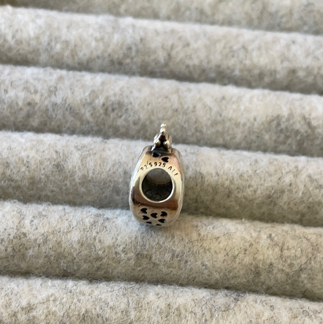 Genuine Pandora Logo O With Crown Charm
