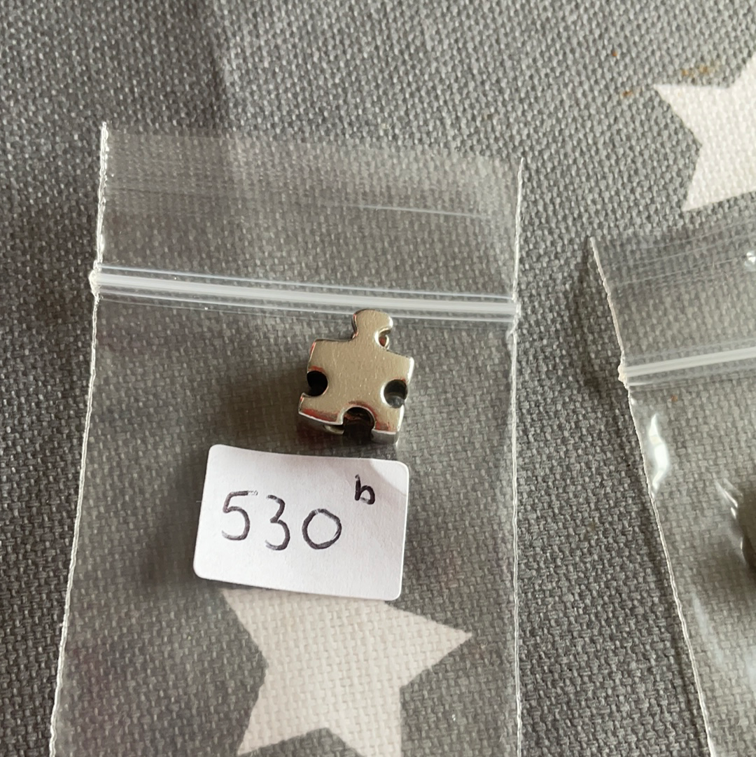 Genuine Chamilia Jigsaw Piece Autism Awareness Charm