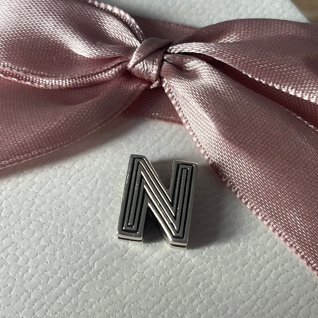 Genuine Pandora Reflexions N Letter Clip