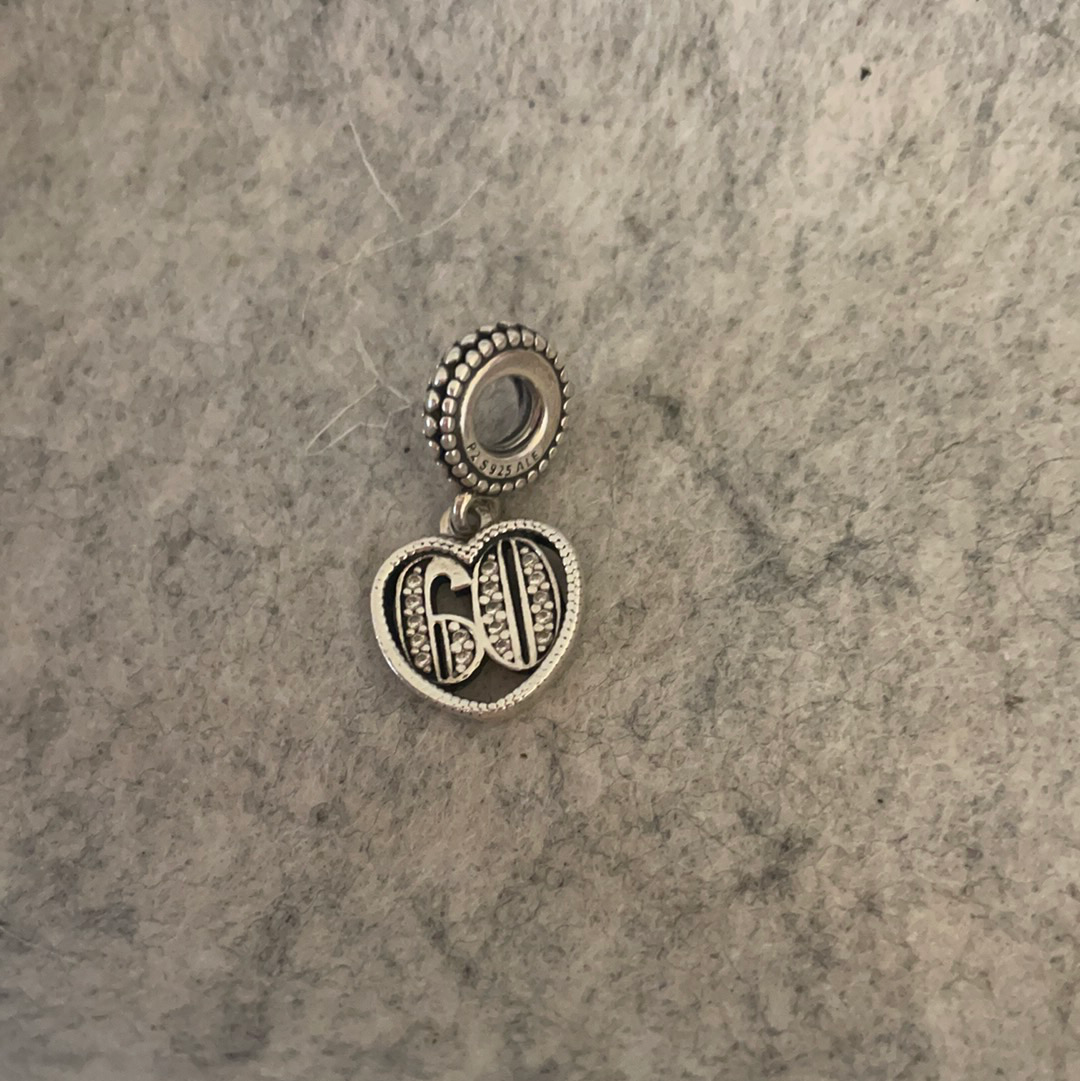 Genuine Pandora 60th Birthday Gift Present Charm