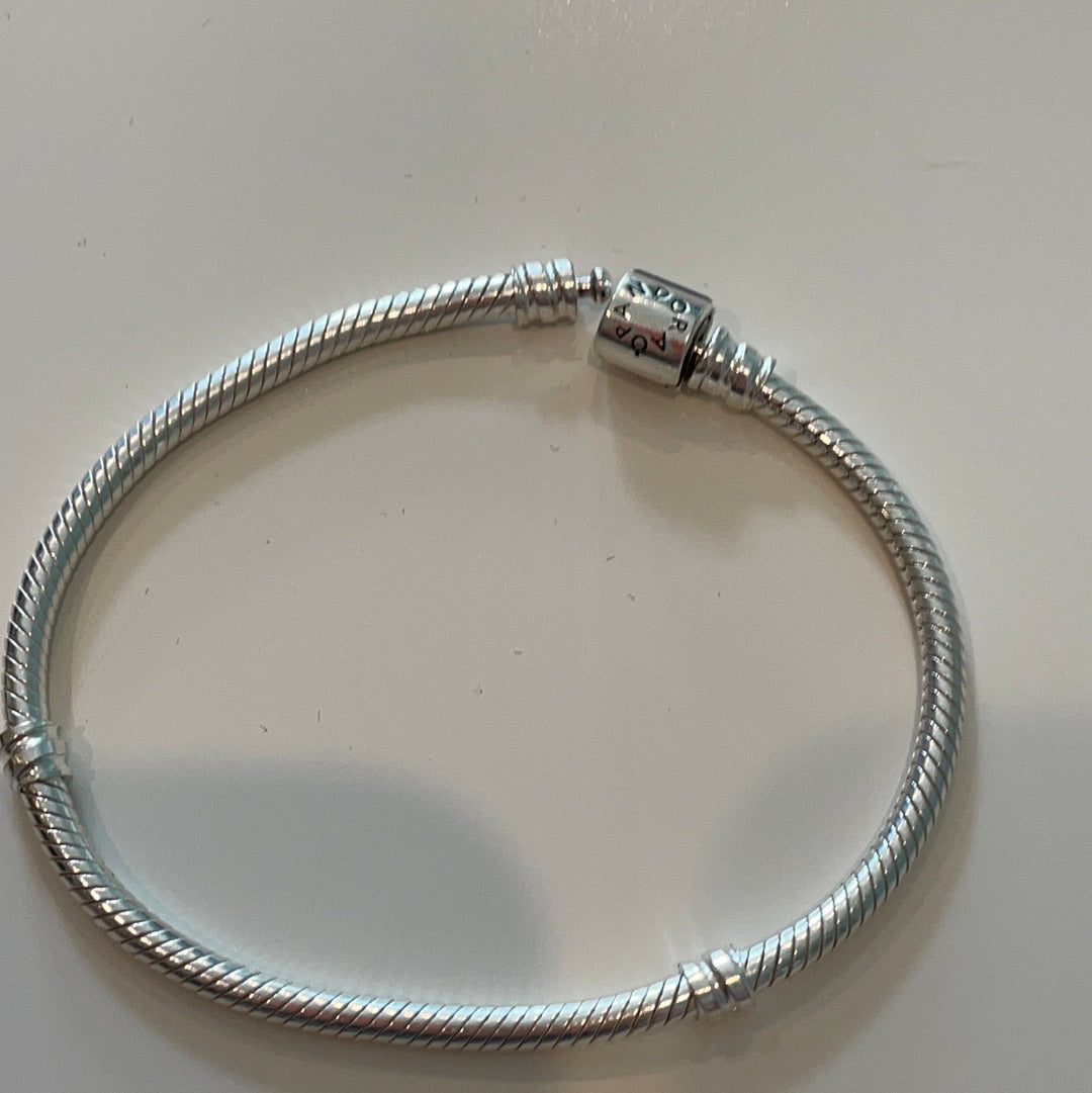 Genuine Pandora Snake Chain Moments Original Bracelet New Style Clasp 16cm