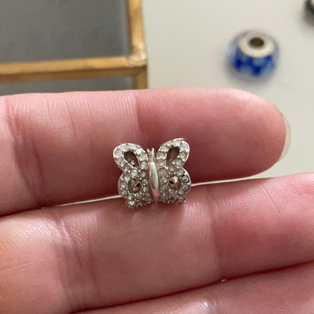 Genuine Chamilia Sparkle Butterfly Openwork Charm