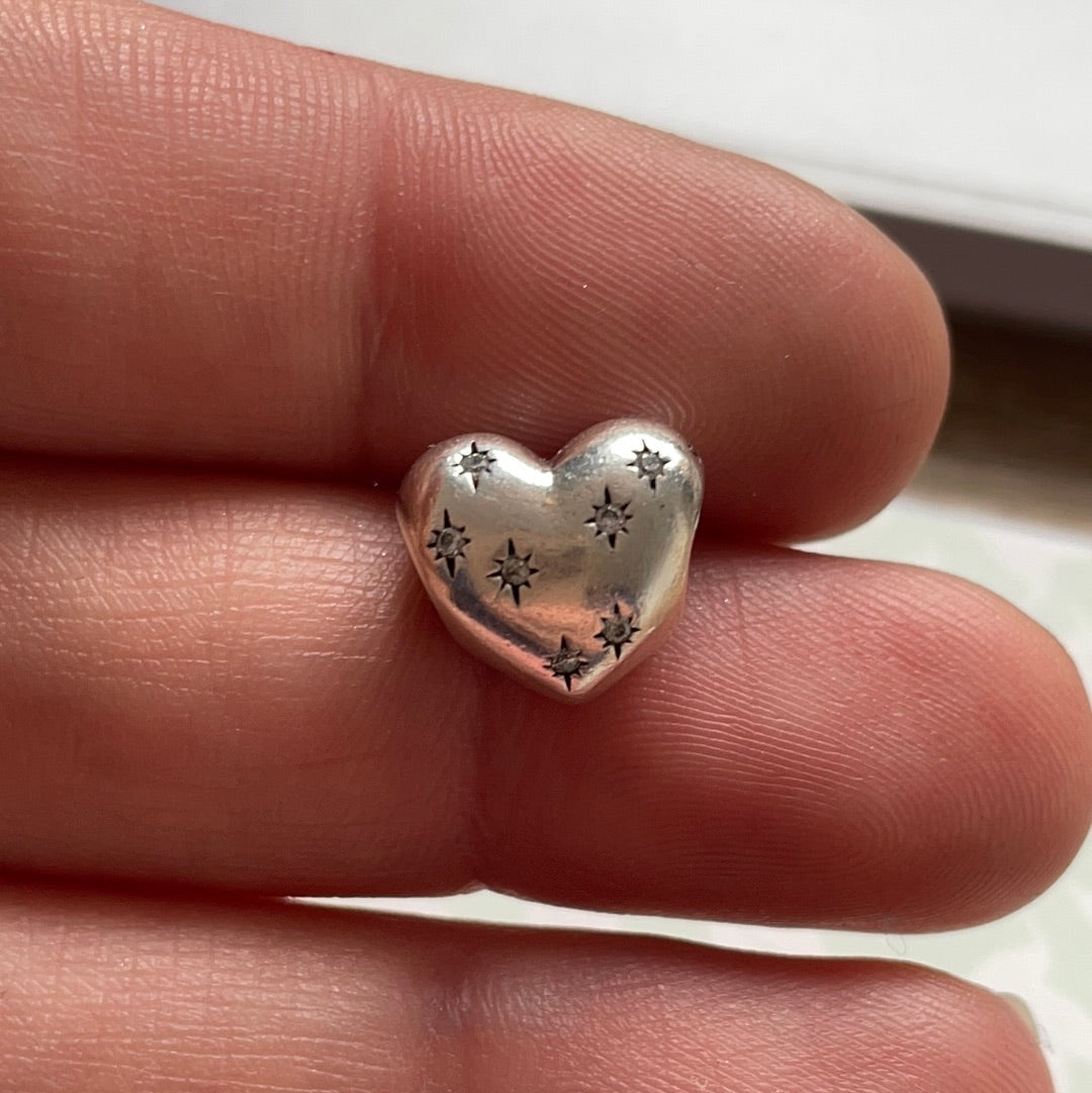 Genuine Pandora Disney Pave Heart 'Be Magical' Charm