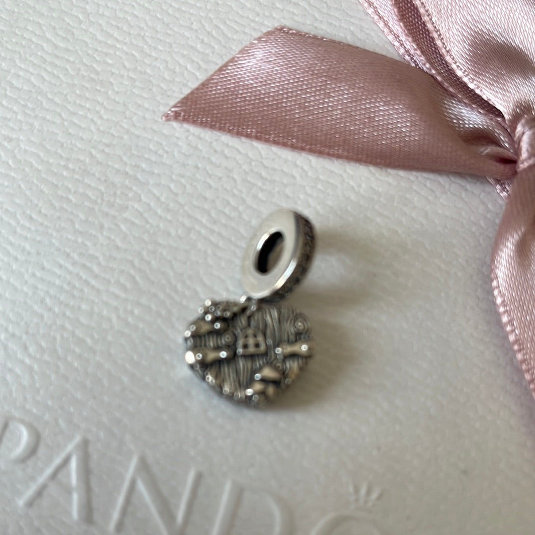 Genuine Pandora Home Sweet Heart House Charm Home Dangle