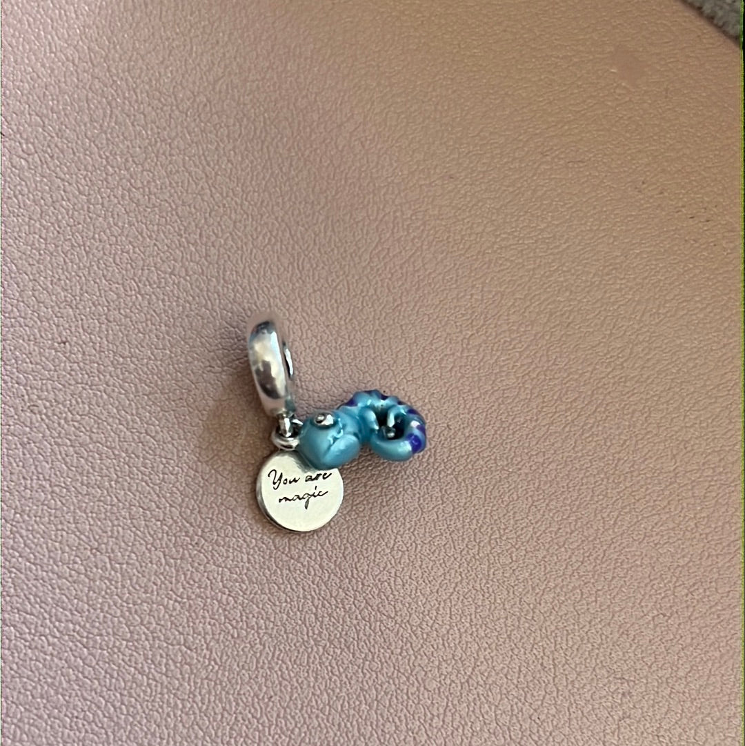 Genuine Pandora Colour - Changing Enamel Chameleon Dangle Charm