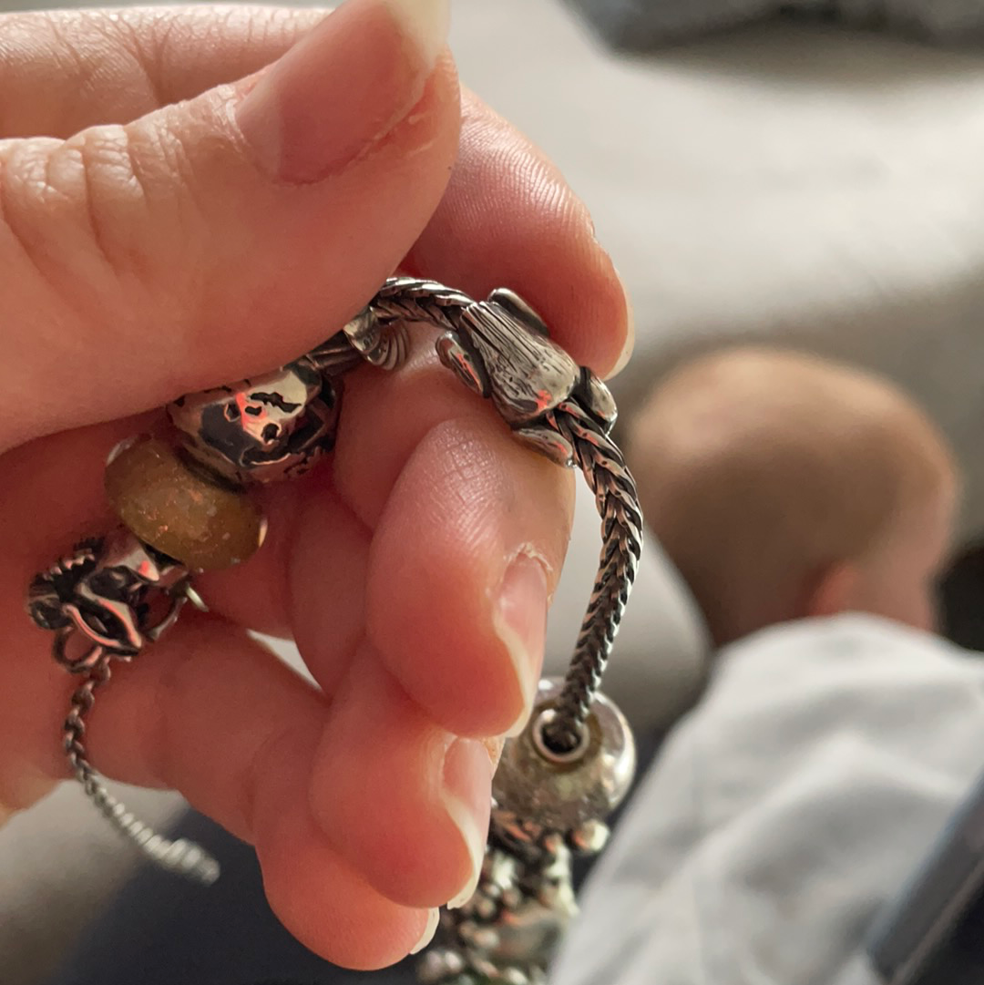 Genuine Trollbeads Hugging Teddy Bear Charm