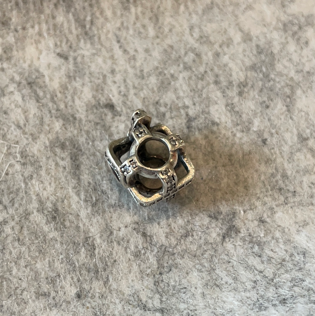Genuine Pandora Pave Christmas Birthday Xmas Gift Present Charm Openwork