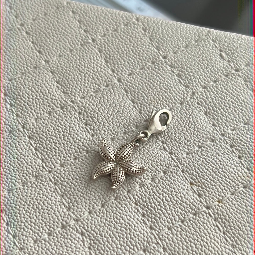 Thomas Sabo Sterling Large Silver Starfish Clip Dangle