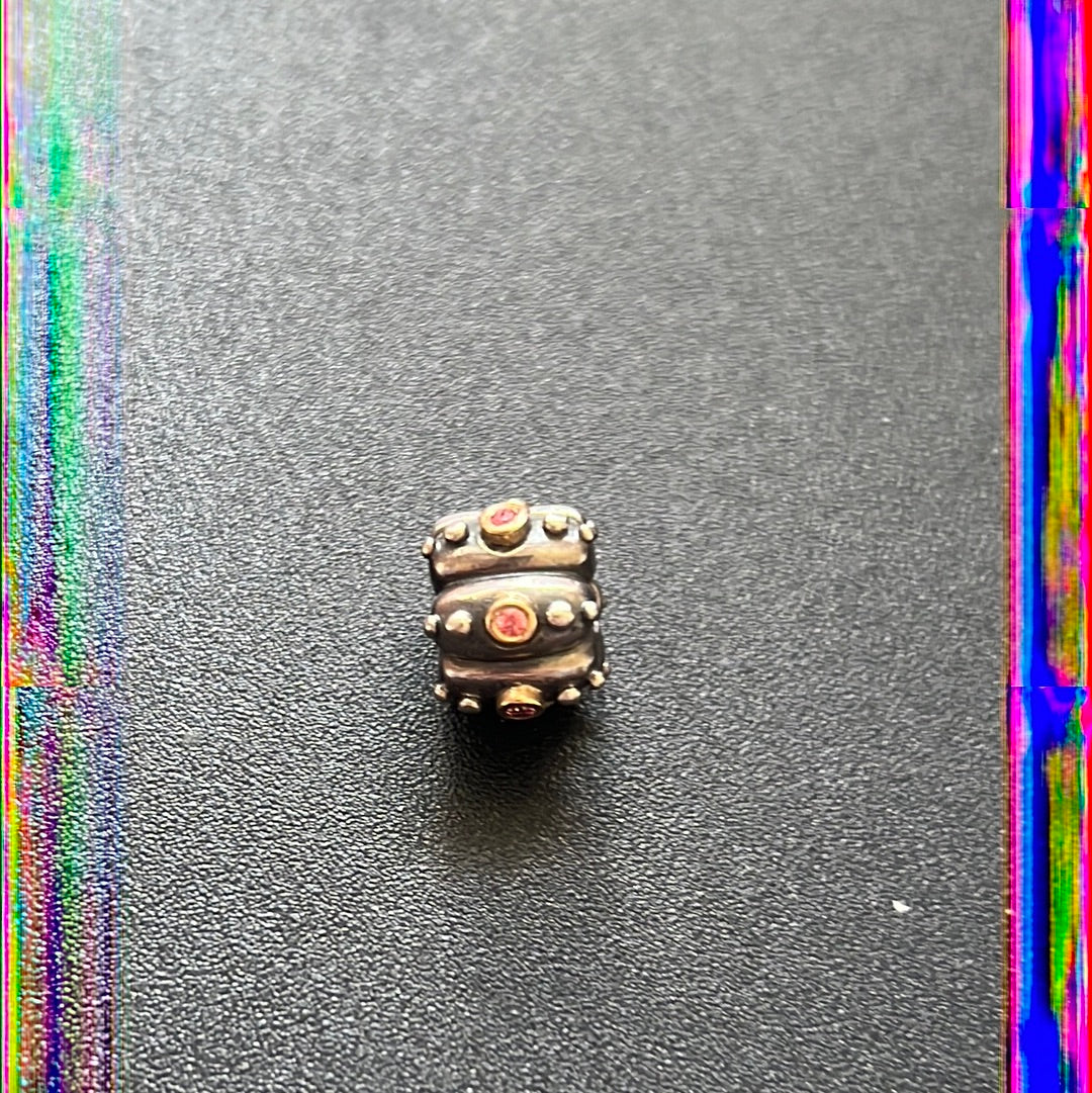 Genuine Pandora Two Tone Salmon Rare HTF Clip