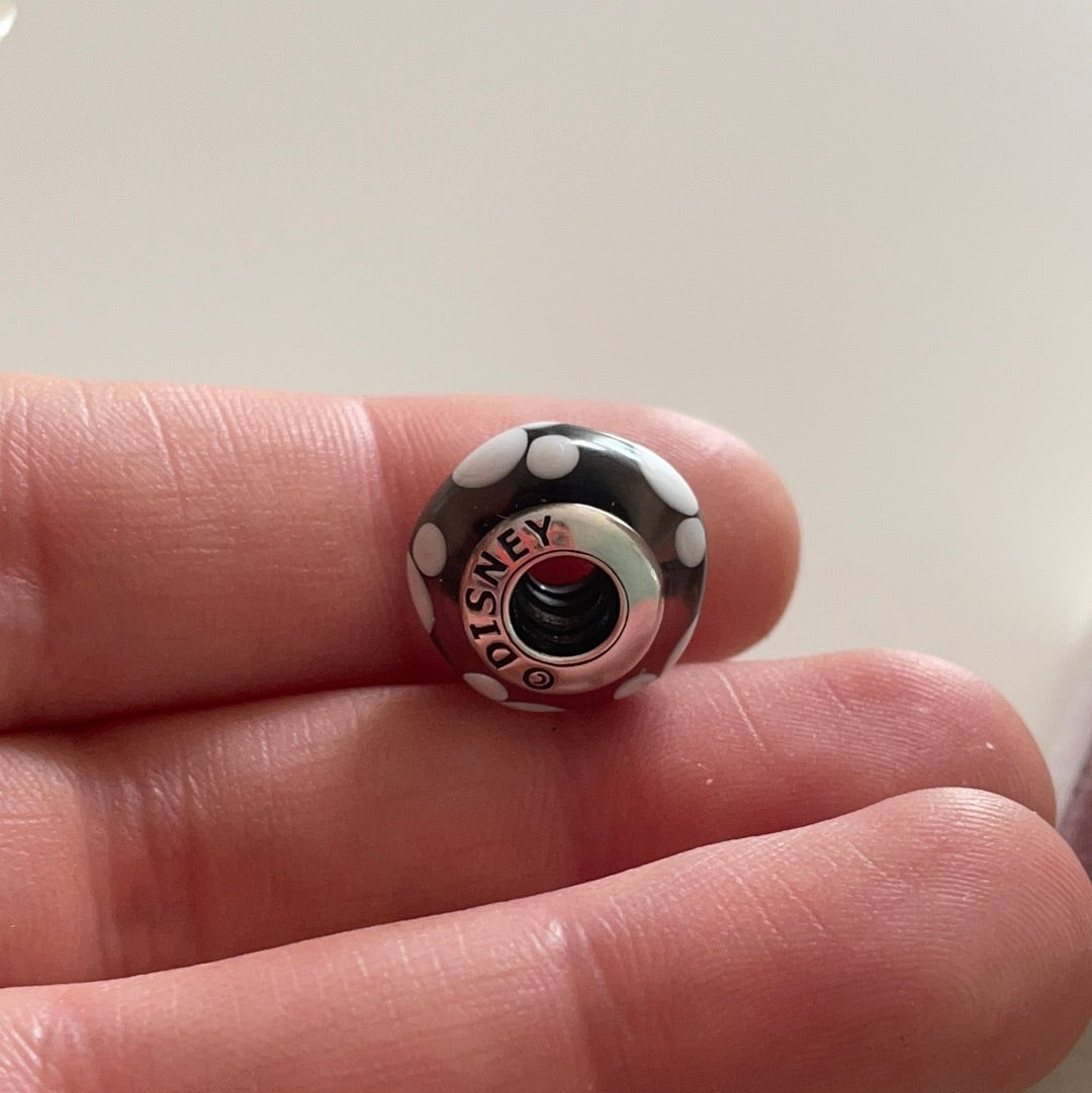 Pandora Disney Mickey Mouse Glass Murano Charm