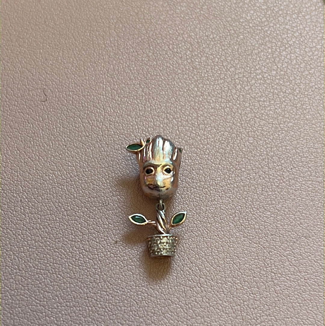 Genuine Gnoce Rose Gold Groot Charm