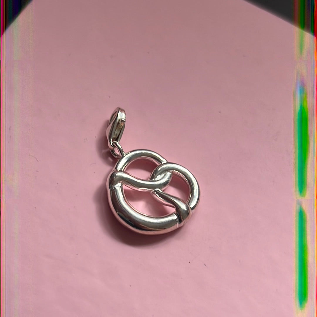 Thomas Sabo Sterling Silver Pretzel Food Clip Charm