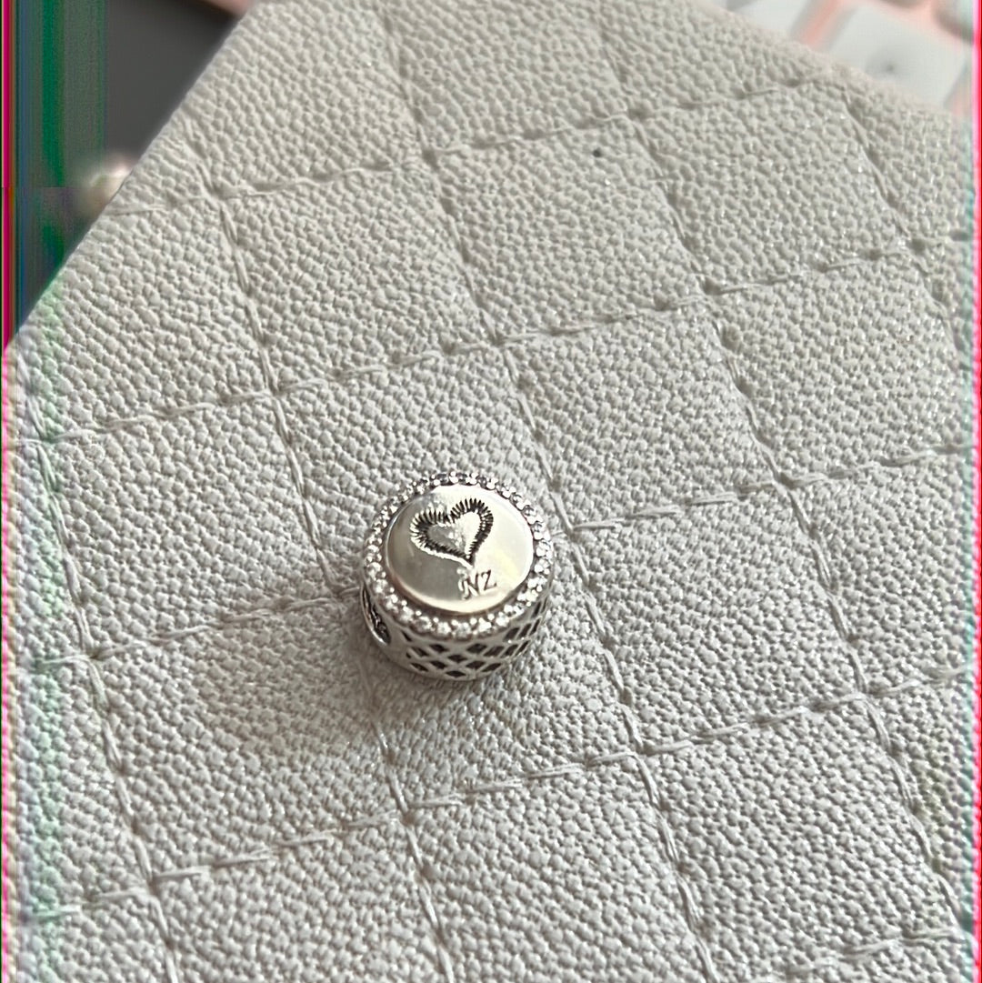 Genuine Pandora Pave Fern NZ New Zealand Travel Charm