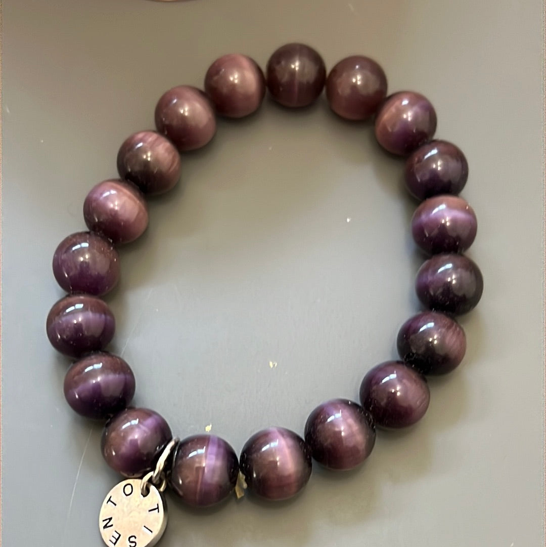 Genuine Ti Sento Amethyst Gemstone Bracelet