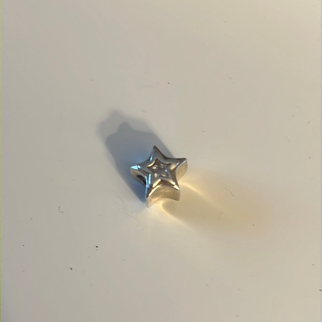 Genuine Chamilia CZ Star Sparkle Charm