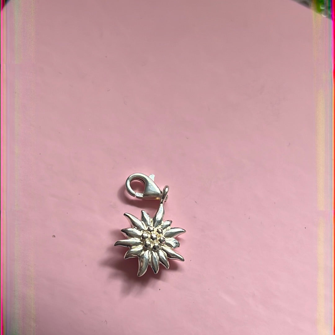 Genuine Thomas Sabo Sterling Silver Dangle Sun Flower Charm