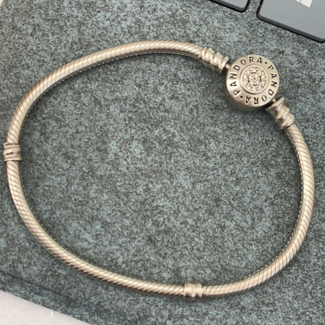 UNBRANDED Pandora Pave Logo Clasp 19cm CHEAP