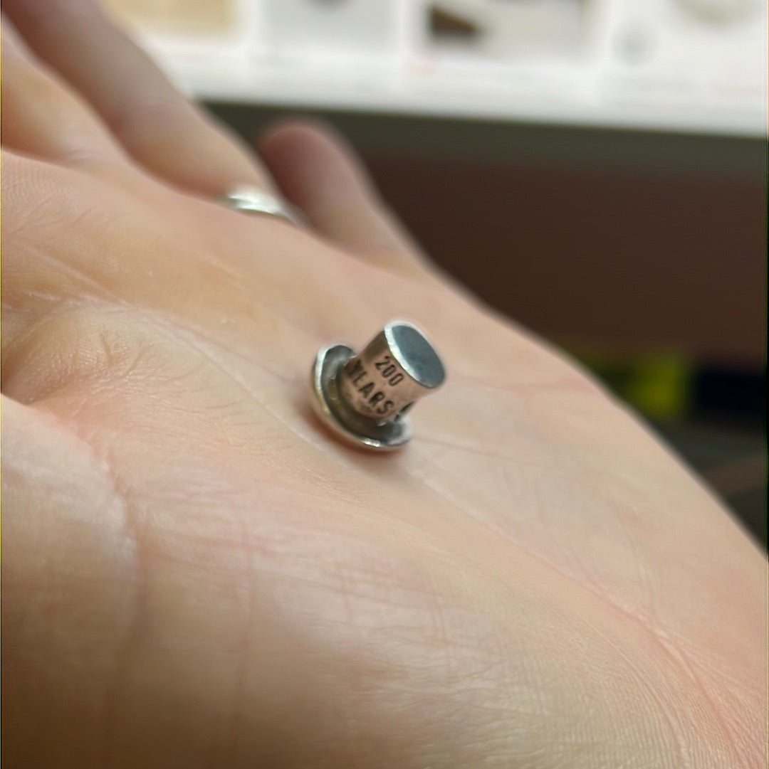 Genuine Pandora Hans Christian Andersen 200 Years Hat RARE HTF Charm