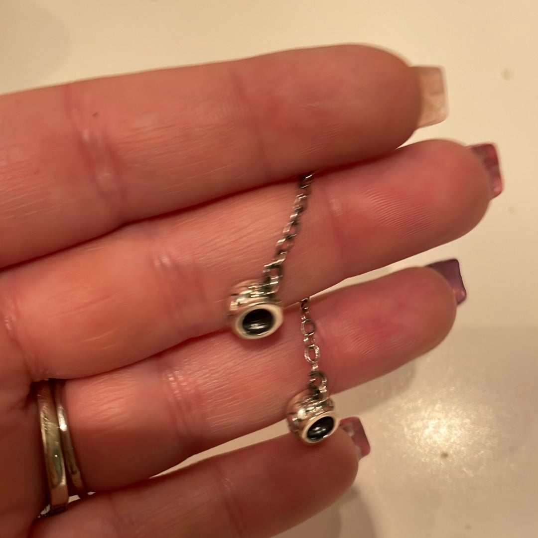 Sterling Silver Safety Hearts Chain Fits Moments