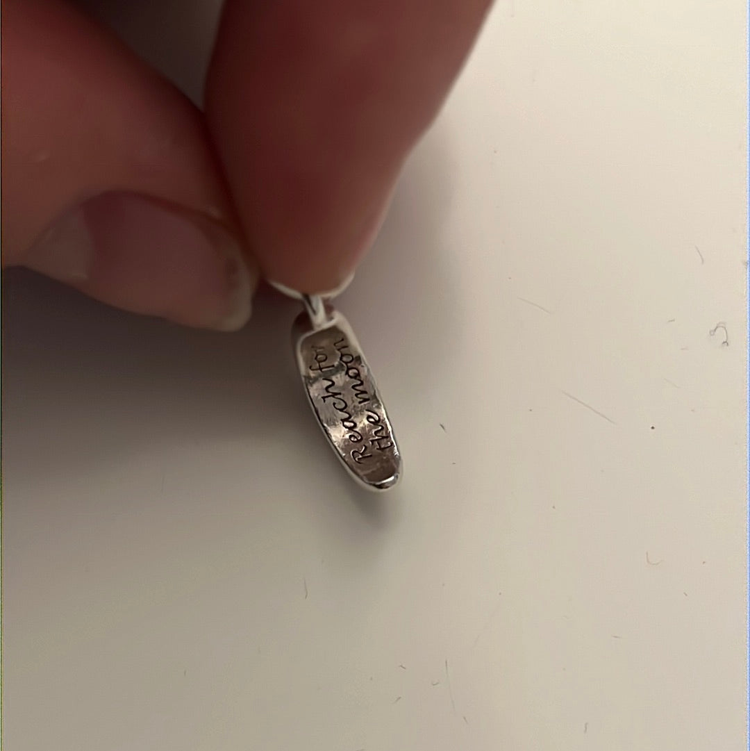 Genuine Links of London Sterling Silver Moon Charm fits on Sweetie Bracelet