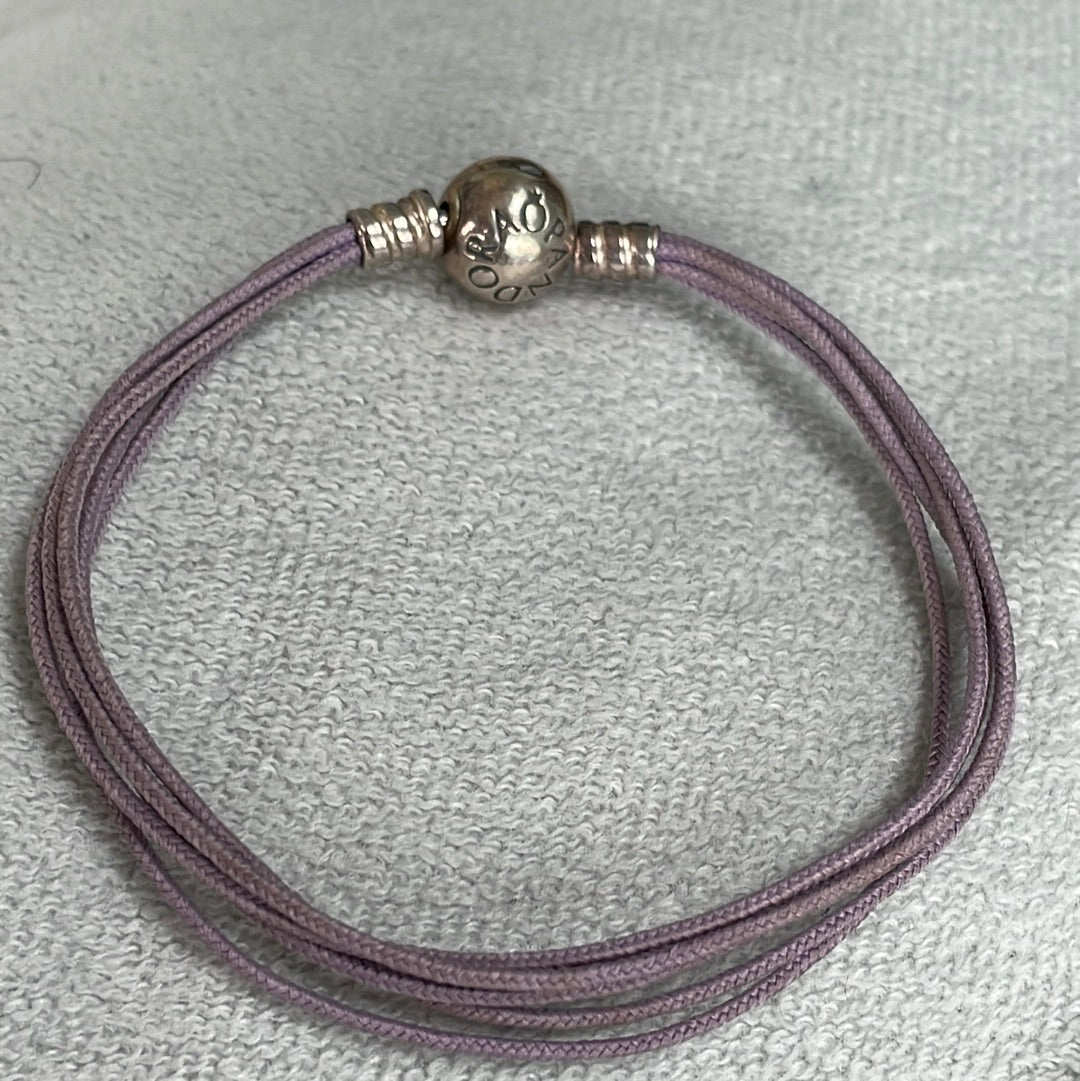 Genuine Pandora Purple String Bracelet....