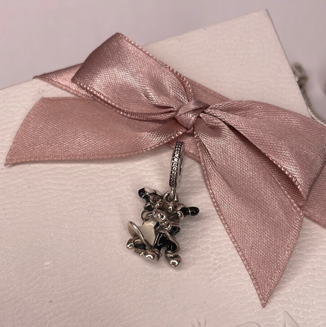 Genuine Pandora Disney Parks Minnie and Mickey Bride and Groom Charm