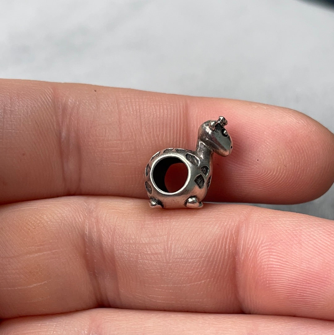 Sterling Silver Giraffe Animal Charm