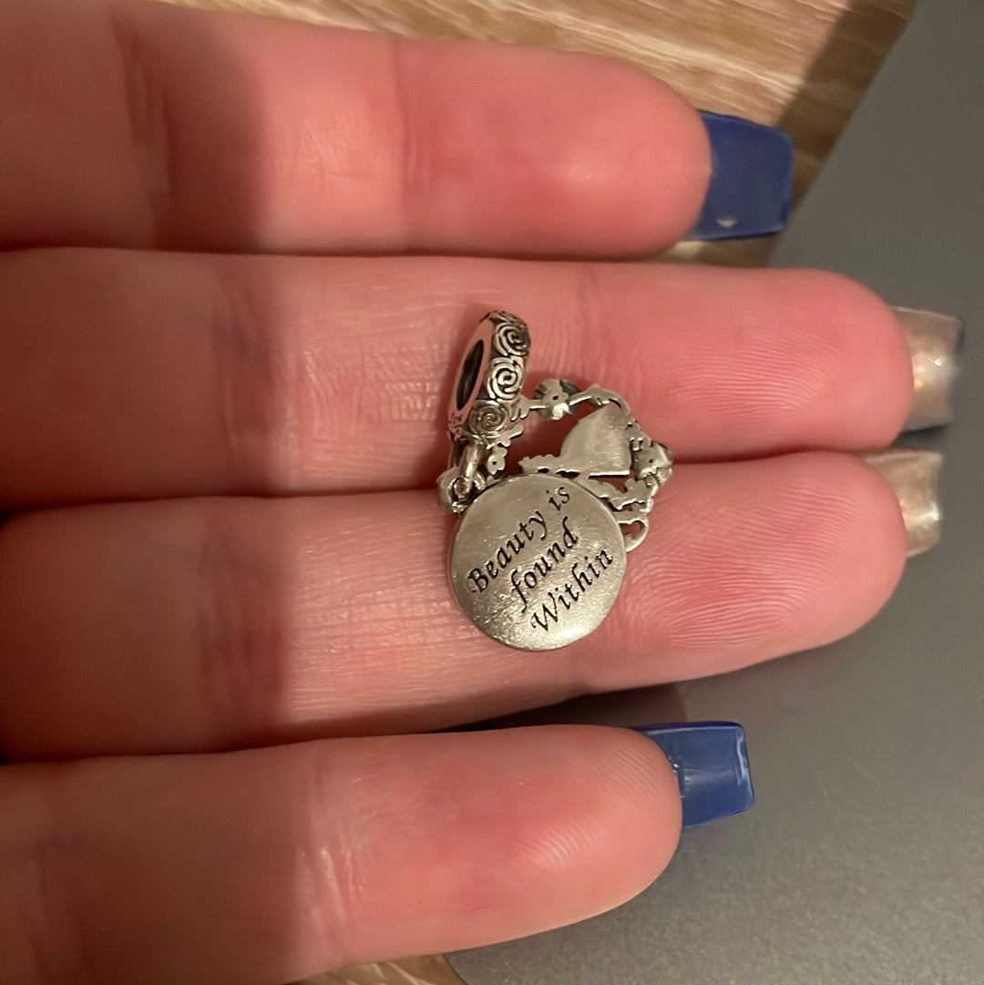 Genuine Pandora Disney Beauty and the Beast Dance Charm