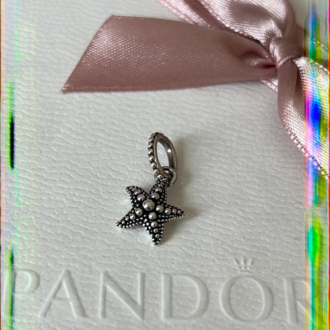 Genuine Pandora Beautiful Starfish Dangle Charm