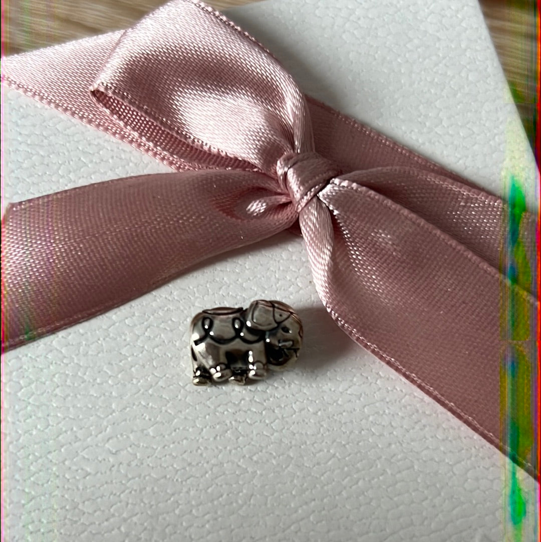 Genuine Chamilia Indian Elephant Animal Charm