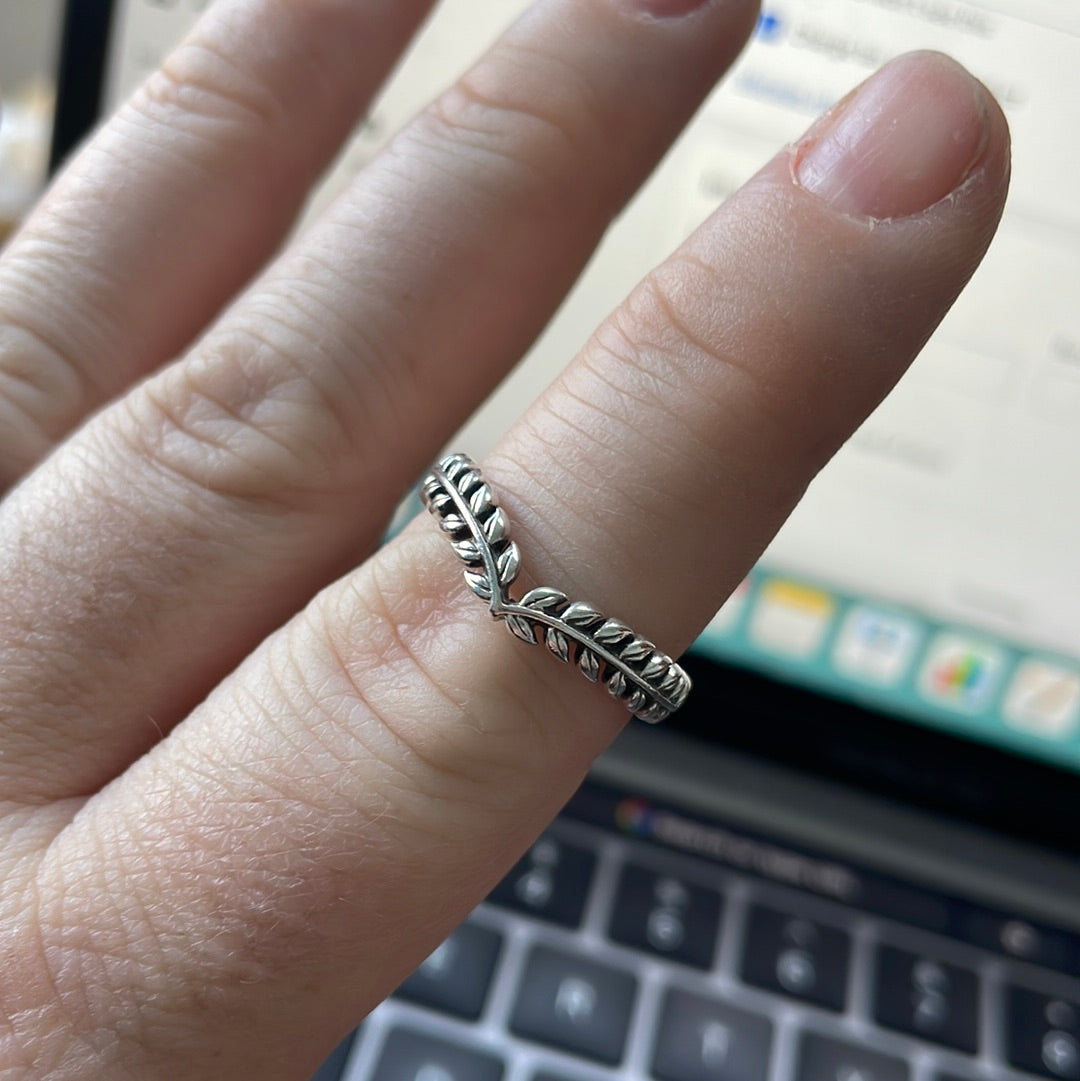 Genuine Pandora Wheat Sheaf Ring Size 64