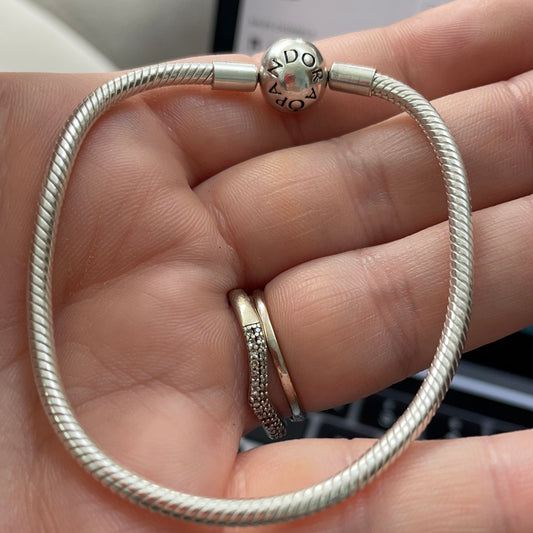 Genuine Pandora Moments Bracelet Smooth