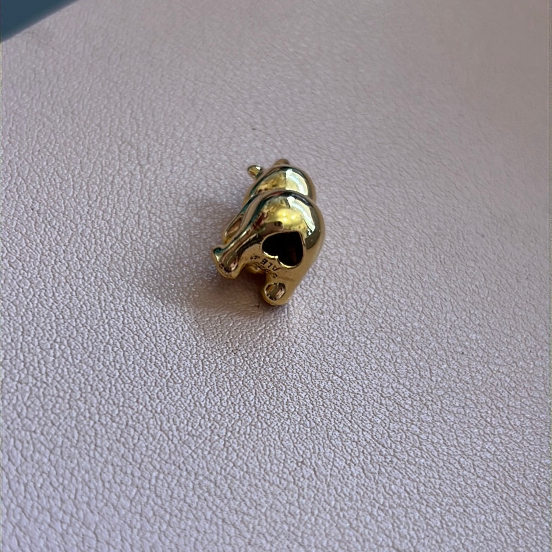 Genuine Pandora Shine Gold Theodore Hug Me Bear Large Pendant Charm