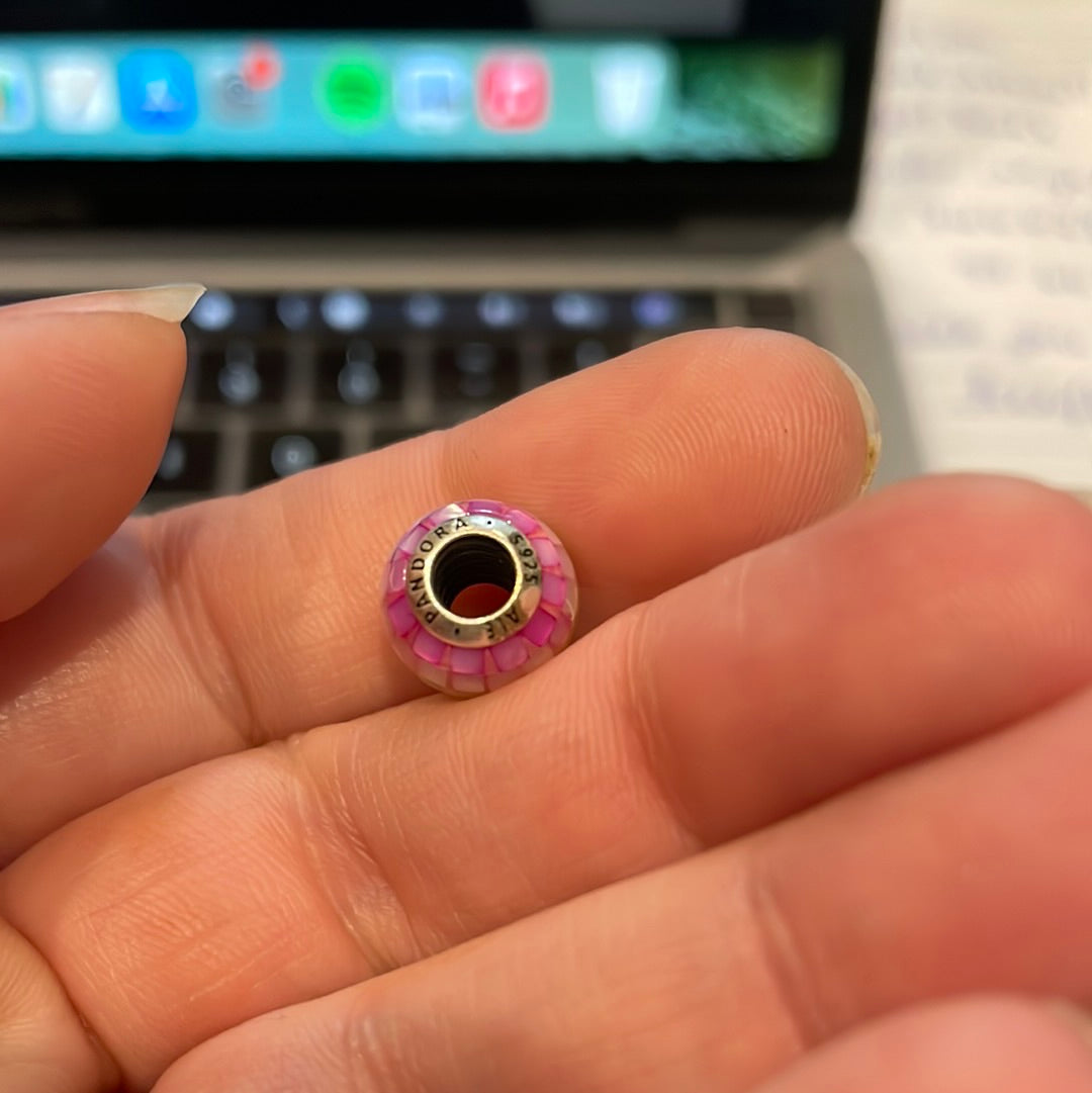 Genuine Pandora Rainbow Mosaic Charm Beautiful