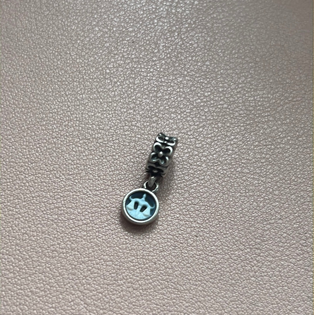 Genuine Pandora Rare HTF Cameo Libra Horoscope Charm
