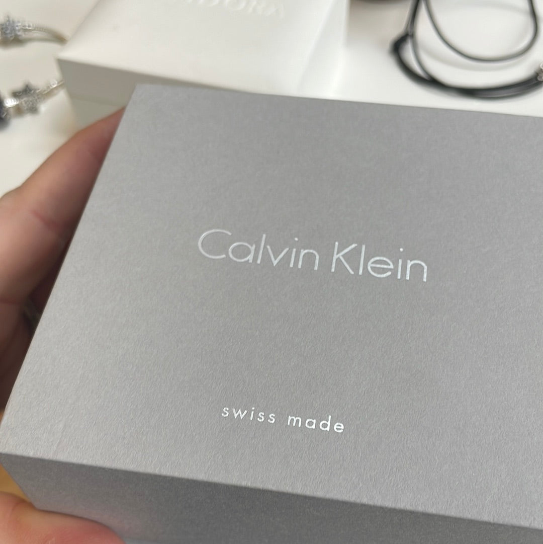 Genuine Calvin Klein 4 x Bangle Set with Box Size Small