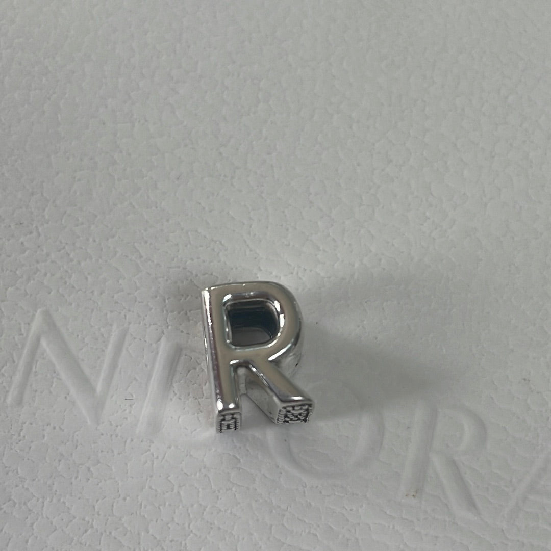 Genuine Pandora Letter Charm With Hearts R