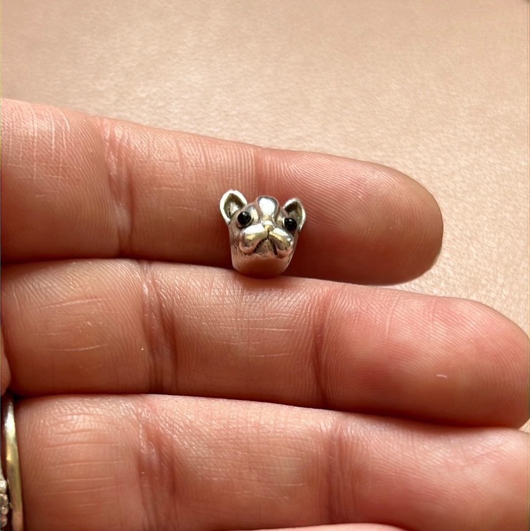 Genuine OHM Dog Face Animal Charm