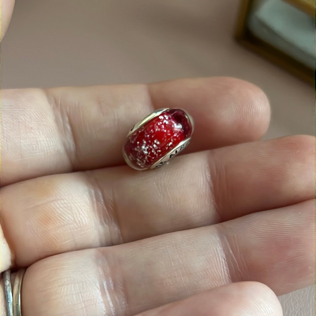 Genuine Pandora Disney Snow White Murano Charm