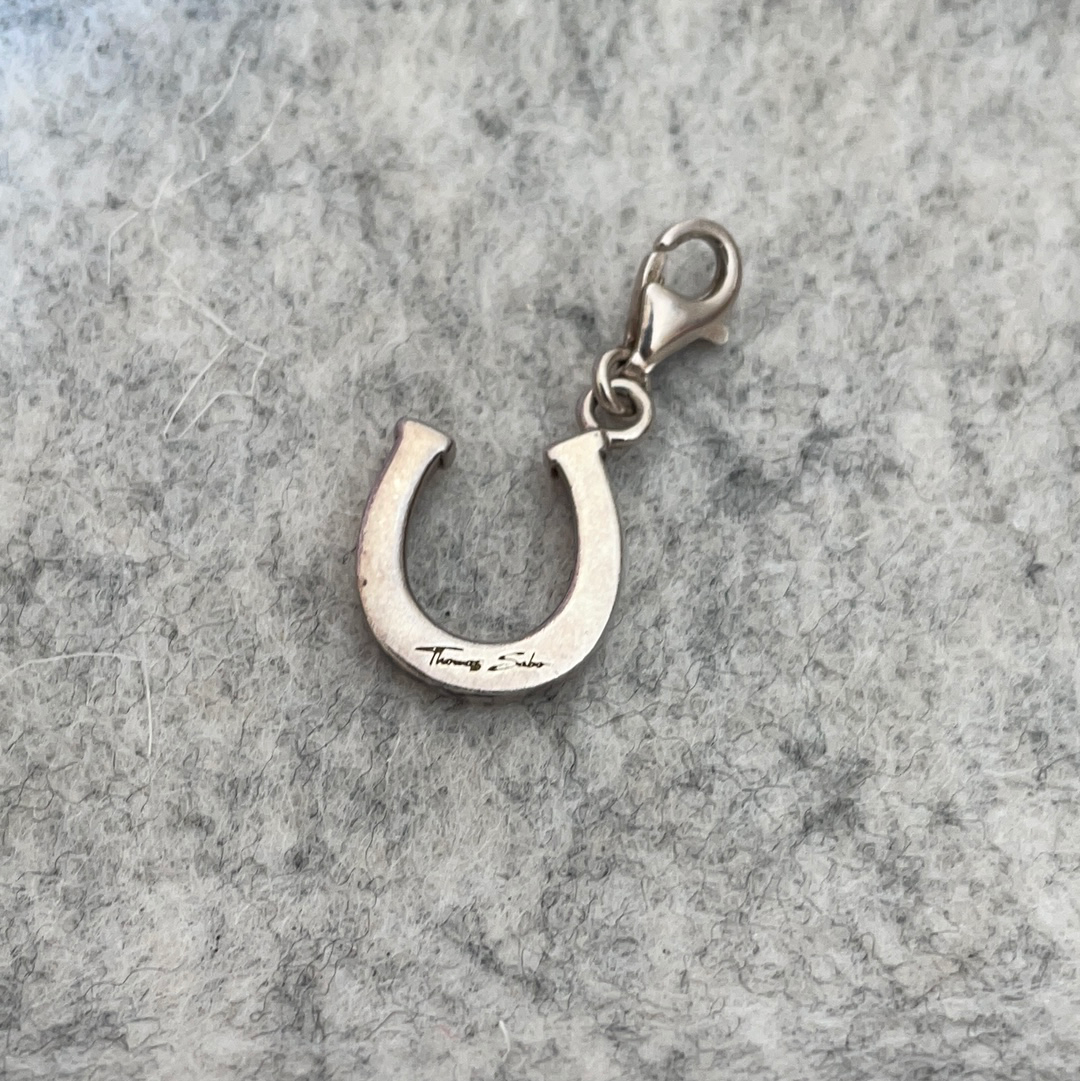 Thomas Sabo Sterling Silver Horseshoe Good Luck Wedding Clip Charm