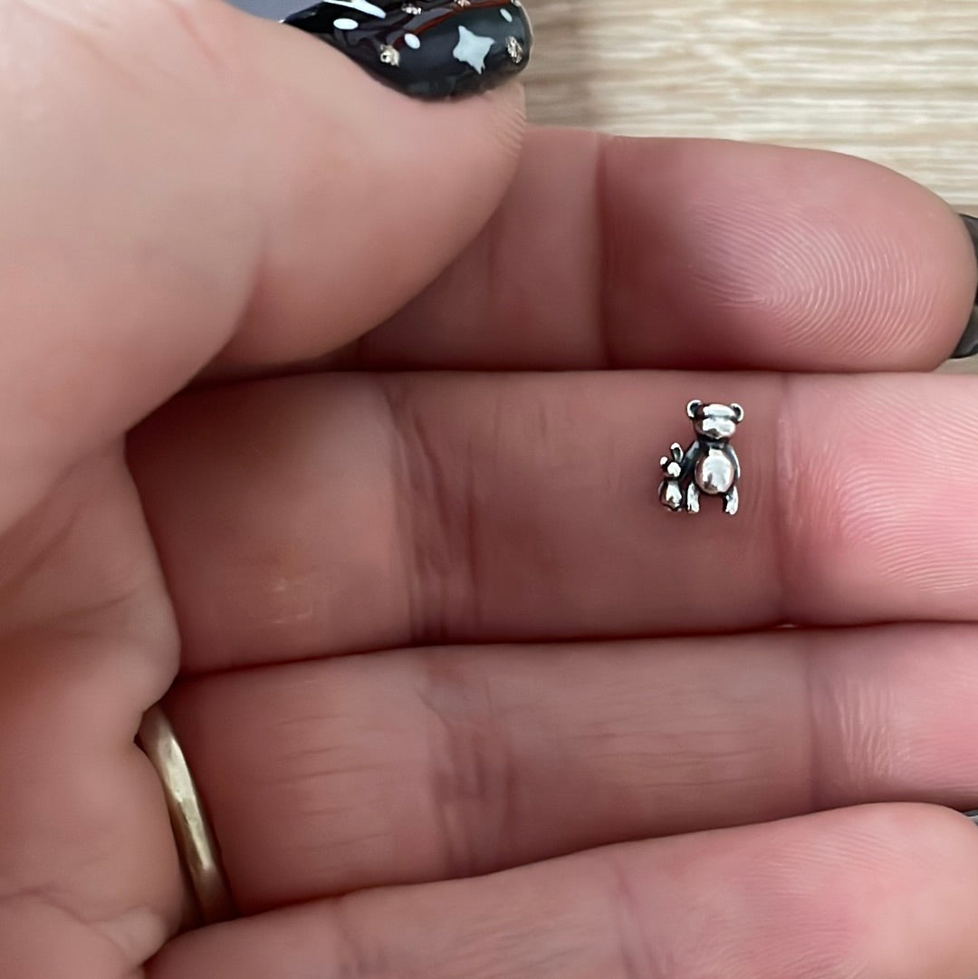 Genuine Pandora Teddy Bear and Rabbit Petite Charm