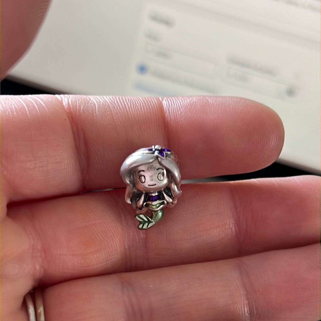 Genuine Pandora Disney Ariel Baby Enamel Charm