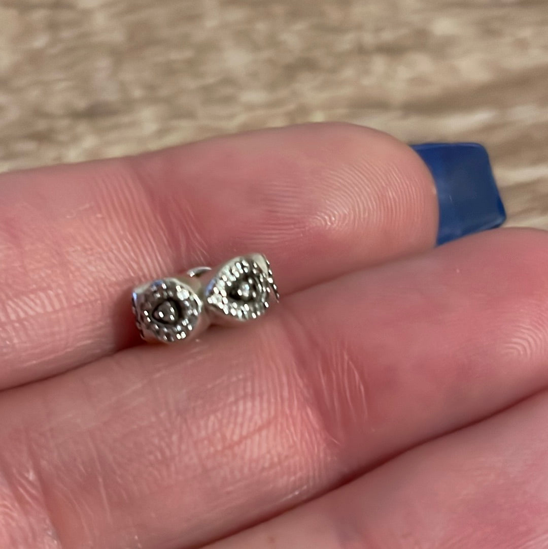 Genuine Pandora Cascading Glamour Pave Clear Stone Spacer x1