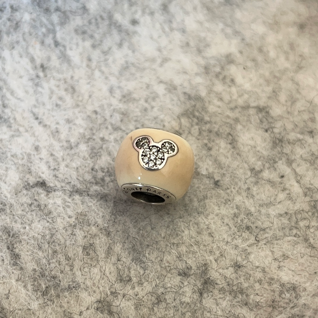 Genuine Pandora Disney Parks Enamel Mickey Mouse Enamel Charm RARE