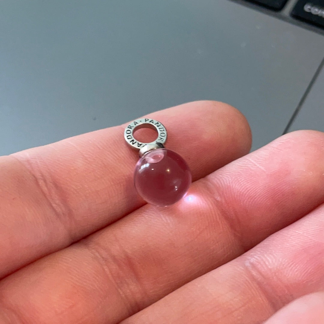 Genuine Pandora Pink Stone Love Potion Dangle