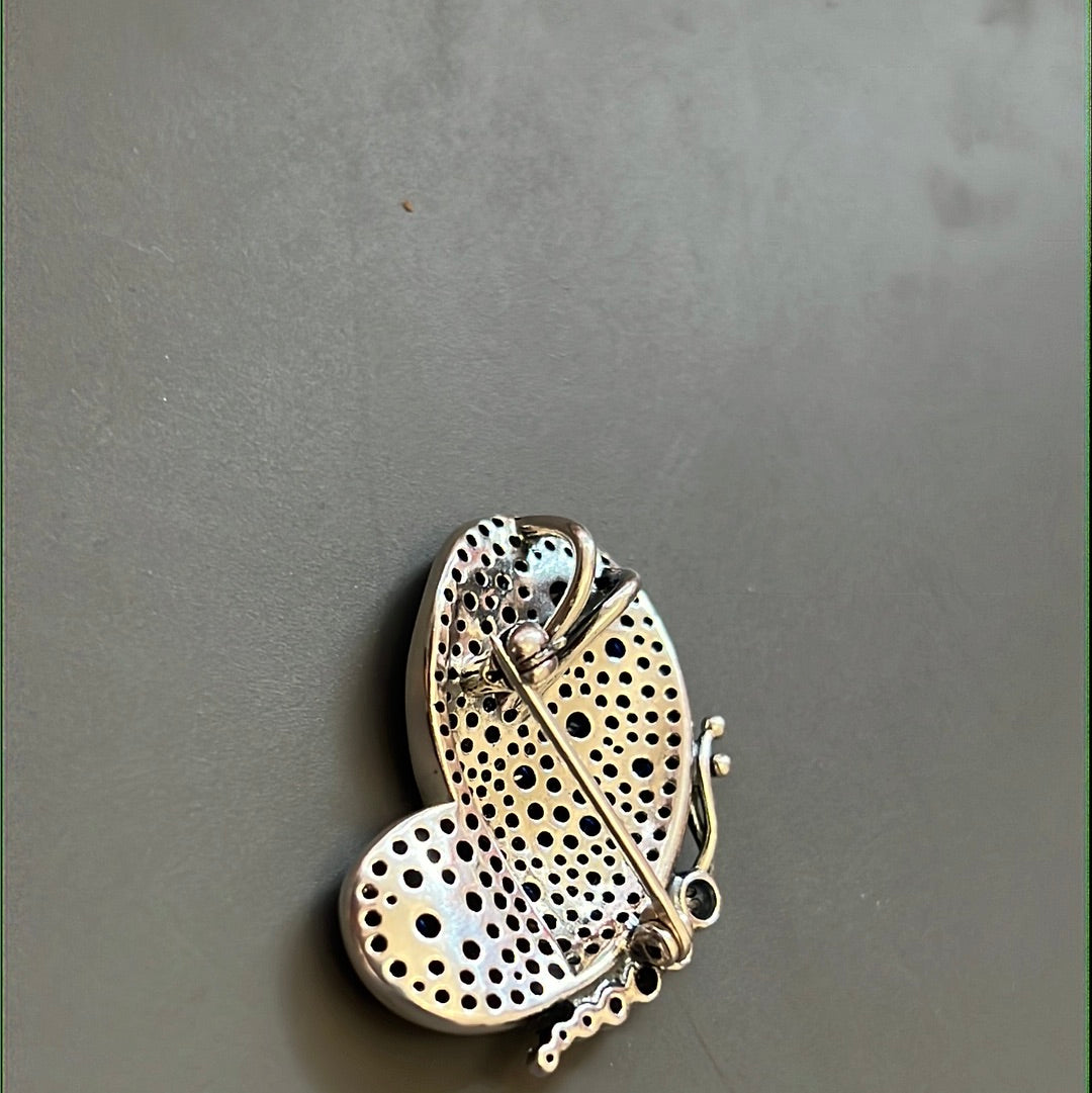 Genuine Pandora Dazzling Blue Butterfly Brooch