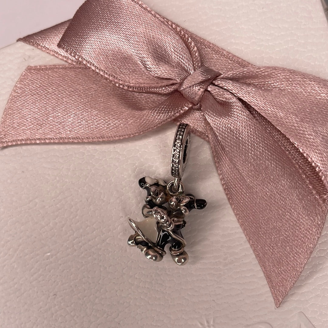 Genuine Pandora Disney Parks Minnie and Mickey Bride and Groom Charm
