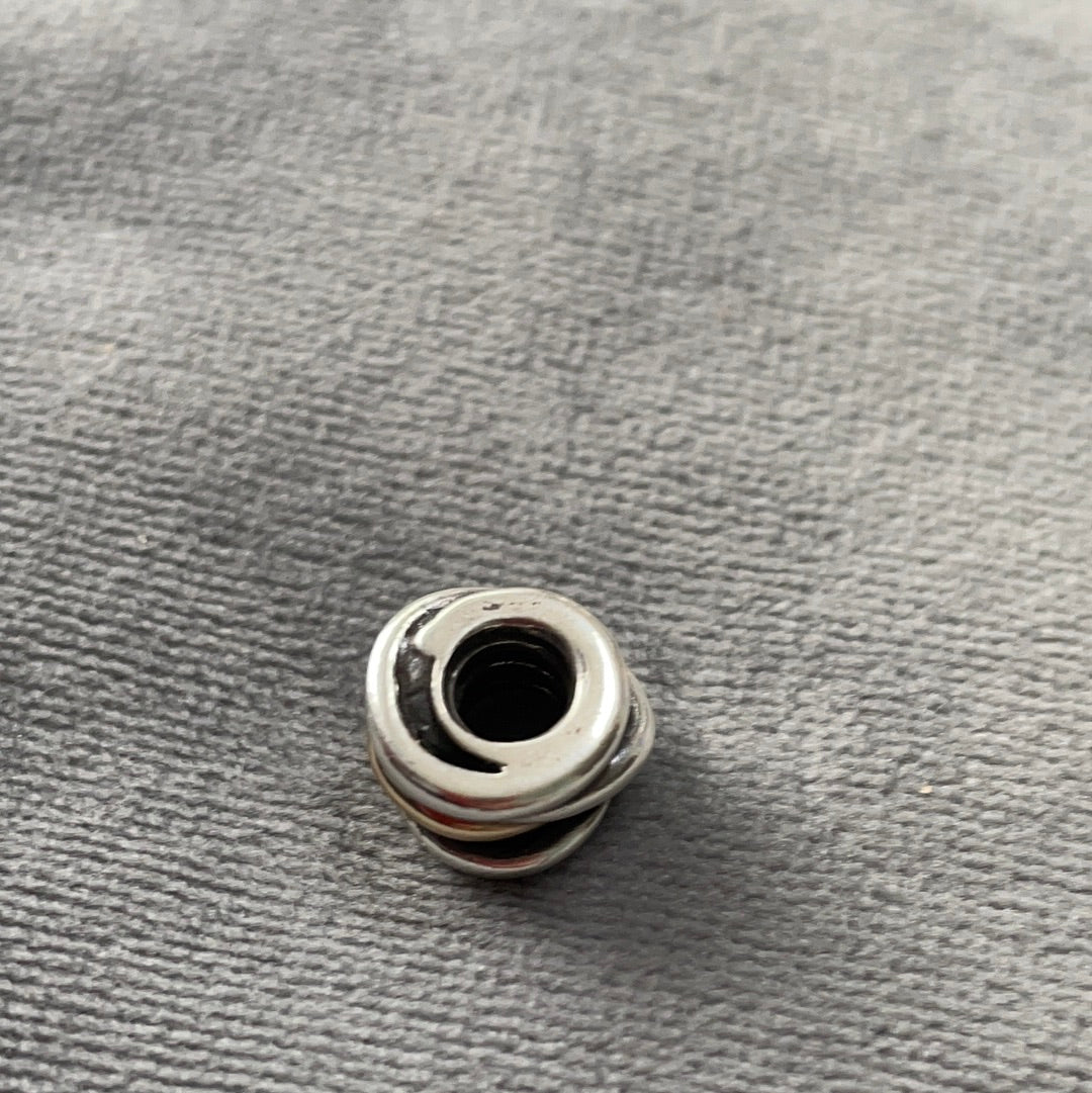 Genuine Pandora Two Tone Rope Line Charm