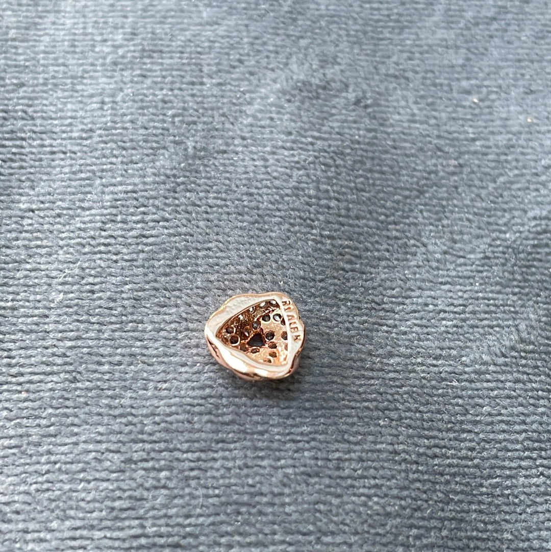 Genuine Pandora Rose Gold Pave Knot Petite Charm