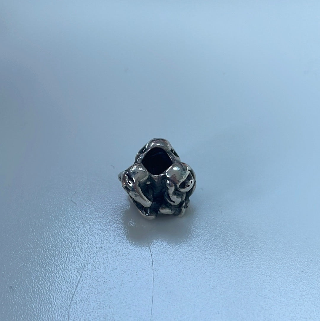 Genuine Trollbeads Hear No Evil Three Monkeys Charm